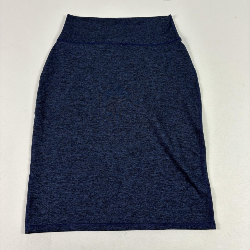 Offline By Aerie Skirt Womens Medium Blue Flecked Athletic Midi Pull On